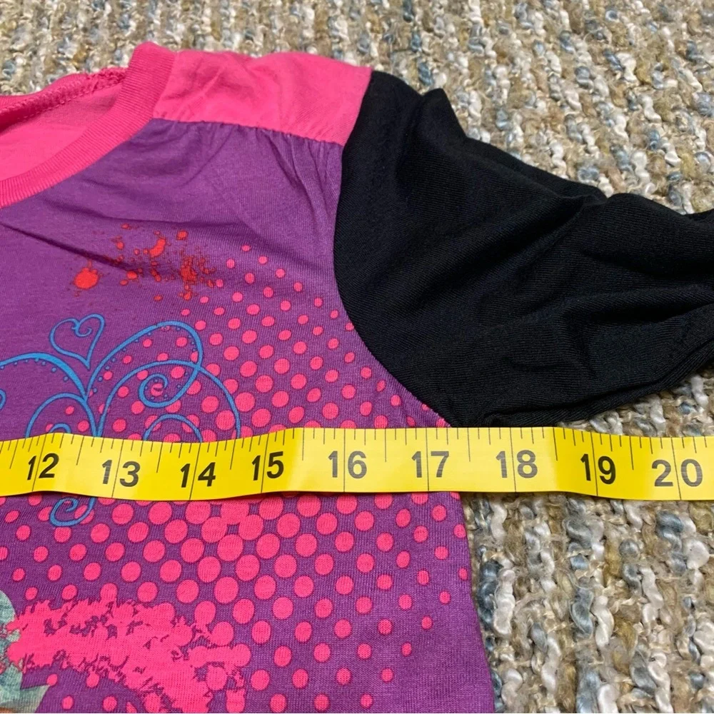 Disney High School Musical 2 Long Sleeve Nightshirt - Purple & Pink Kids 14/16 - Picture 4 of 5